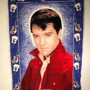 Elvis Presley Wall Tapestry Vintage